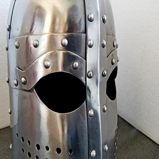Armor Helmet Medieval Knight Sugarloaf Crusader Helmet Templar Viking Helmet Gift