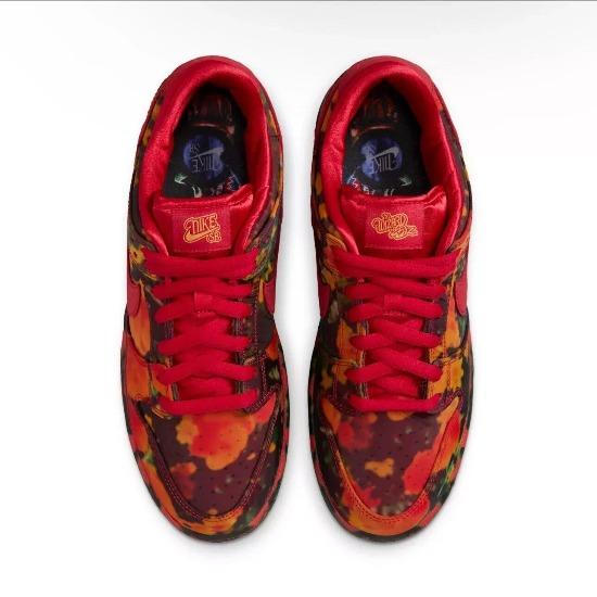 The Wizard of Oz × Nike SB Dunk Low Pro Poppy Field FZ1291-600 Men's Size
