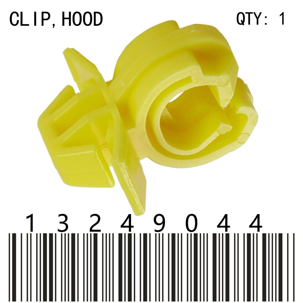 Clip Cofano Per Ford Fiesta MK7 2008+ - Ricambio In ABS Giallo - Foto 2