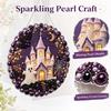 Halloween 2D Acrylic Hanging Ornaments Flat Design Decorations, Set of 8