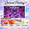 Personalized Gengar Diamond Art Custom Name 5D Diamond Painting Full Drill DIY Craft
