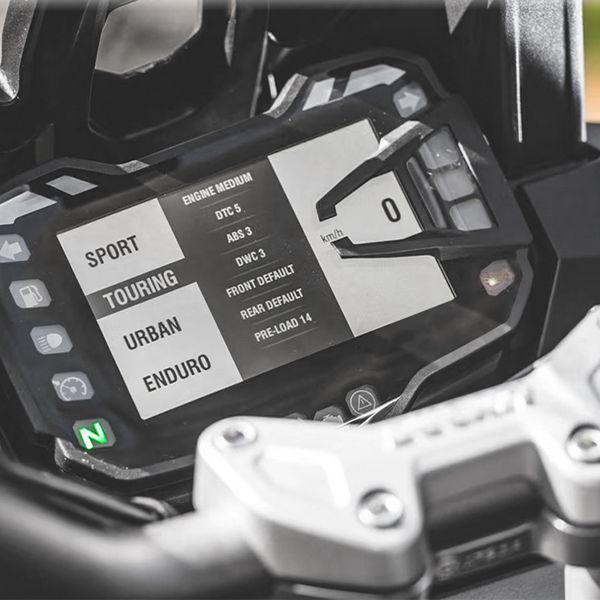 

Motorcycle Instrument Tachometer & Odometer Shell Set - Black ABS, For Du Models None
