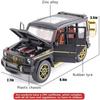 1/24 Benz G63 AMG Model Car, Zinc Alloy Pull Back Toy Car with Sound and Light for Kids Boy Girl Gift