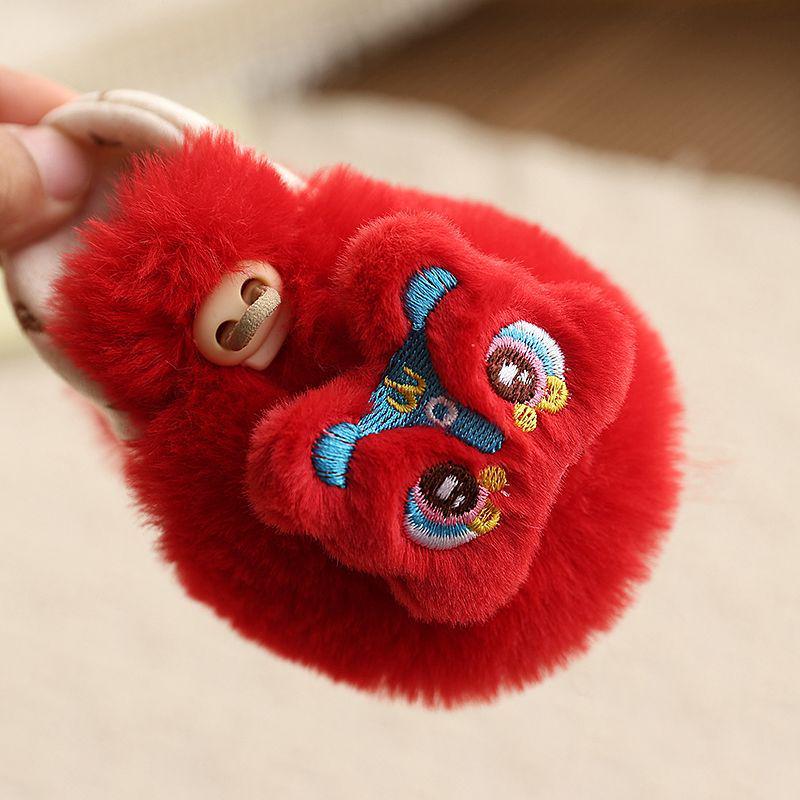 Winter Baby Booties: Soft Sole, Plush-Lined, Non-Slip, Imitation Rabbit Fur, Cute Cartoon for 0-1 Year Olds