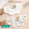 Korean Style 360° Waterproof Baby Bibs - Double-Sided Pure Cotton Gauze