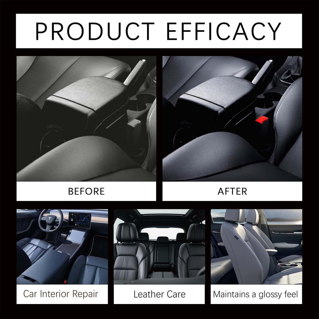 Car Interior Cleaner,Plastics Restore Agent,Car Plastics Renovator,Leather Scratch Repair Liquid,Effectively Stop Interior Aging