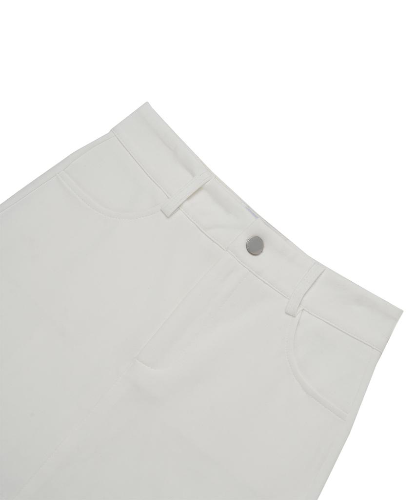 CNVS Soft Mini Skirt_White