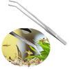 3 in 1 Stainless Steel Aquarium Tank Aquatic Plant Tweezers Scissors Tool Set for Fish Tank Plants