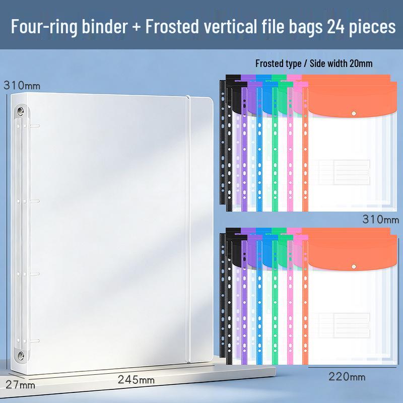 A4 Transparent Document Organizer - Leaf Folder, Office Storage, Test Paper Holder