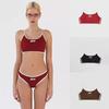 South Korea Badblood American Gyaru Cami Women Letter Embroidery Niche Slim Fit Slimming Inner Wear Top Fashion