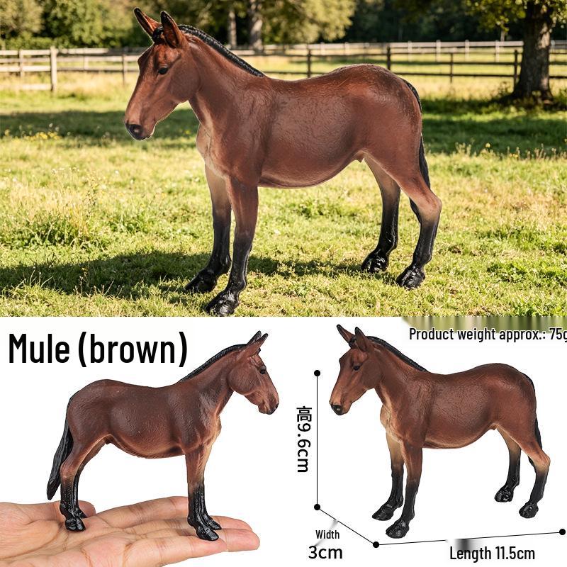 Cross-border Wild Animal Model: Prairie, Brown, Snow, Predator Wolves & Cub Educational Display Toy