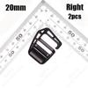 2pcs Plastic Webbing Strap Buckle 20/25/38mm Outdoor Camping Tool Release Hook  Sport Bag Parts