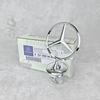 1pcs 44mm Metal Chrome Black Car Front Hood Emblem Bonnet Logo For Mercedes Benz C E S Class W204 W212 W220 W210 W221 Accessorie WZ2