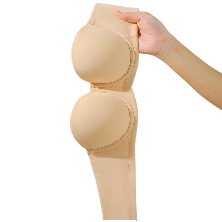 Half a cup large size strapless non-slip underwear women's big breasts show small thin anti-sagging invisible bra cover