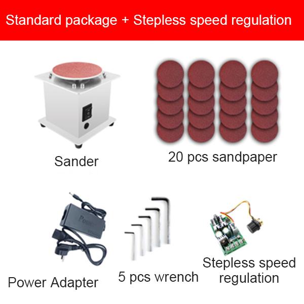 Sandpaper Sticky Disc Table Grinder Mini Electric Multifunctional Engraving Punching Polishing Machine Chuck Grinder 220V