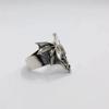 Adjustable Open Ring Men Women Vintage Bat Punk Style Plated Retro Fashion Statement Halloween Accessory