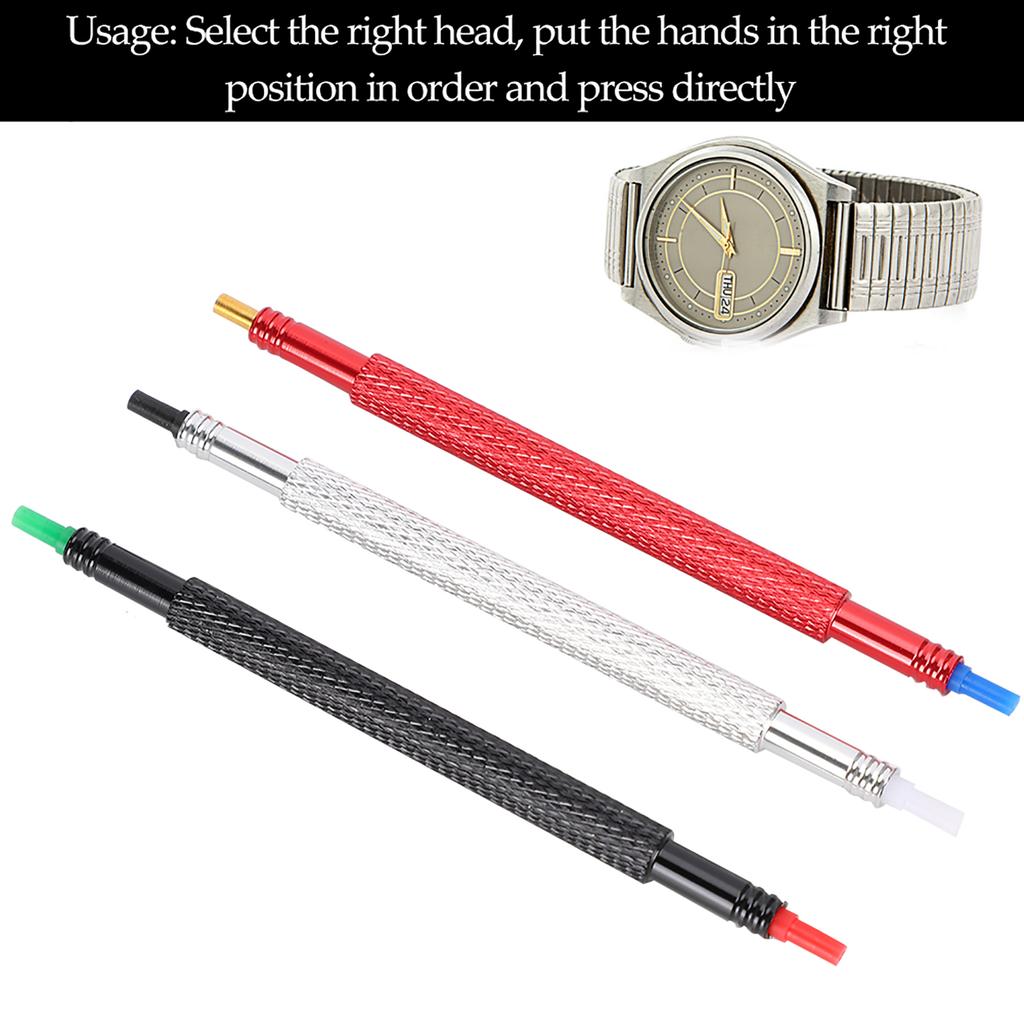 3pcs Double Head Watch Hand Pressers B062 1 2 3   Watch Repair Tool