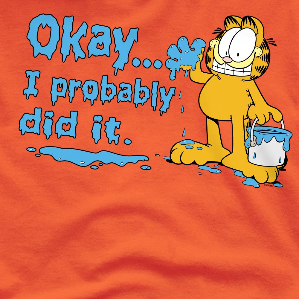 Garfield Mens I Probably Did It T-Shirt