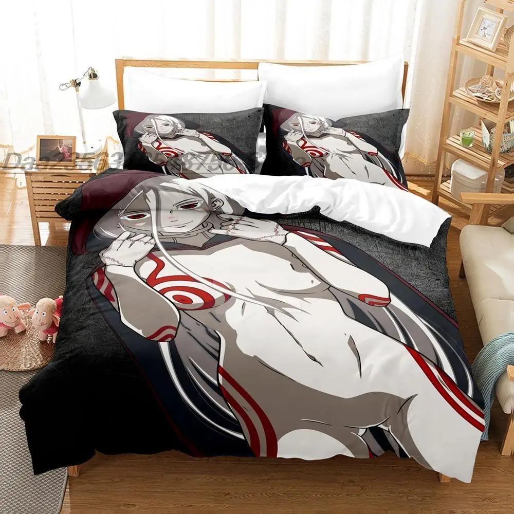 

Комплект постельного белья Deadman Wonderland Single Twin Full Queen King Size Комплект постельного белья Aldult Kid Bedroom Duvetcover Sets 3D Anime постельное белье 70x133cm 2pcs