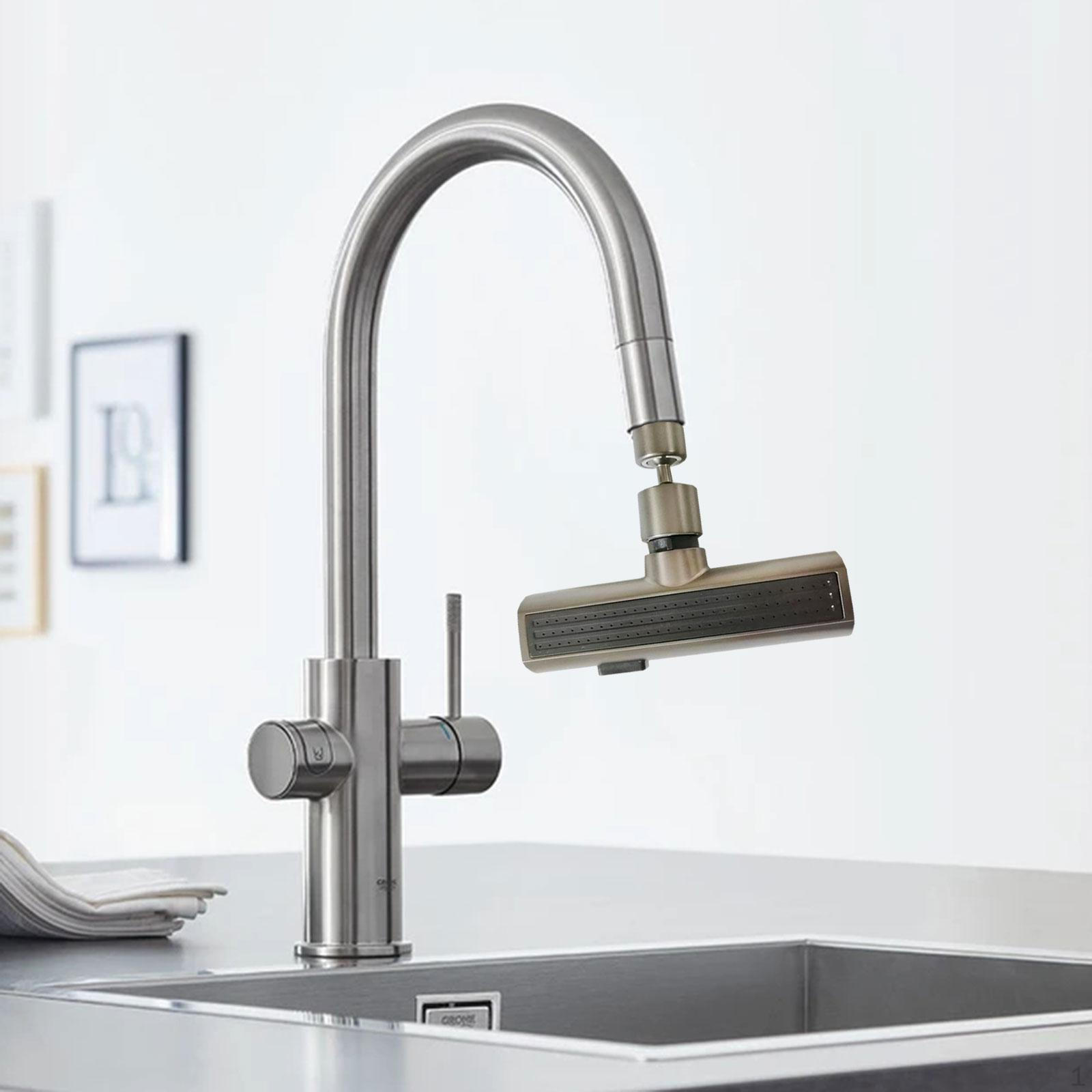 

Водопадный кухонный кран-кран практичный вращающийся гибкий универсальный для мойки