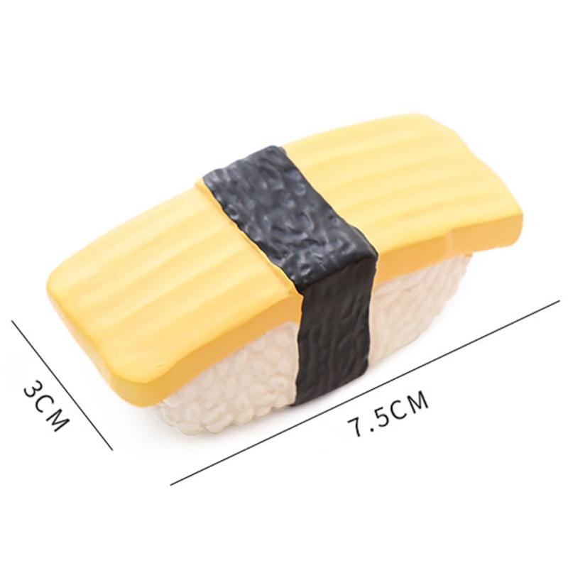 Cachorro Sushi Brinquedo Engraçado Bonito Interativo Brinquedos Squeaky Resistente a Mordidas Resistente ao Desgaste Brinquedo de Mastigar para Animais de Estimação