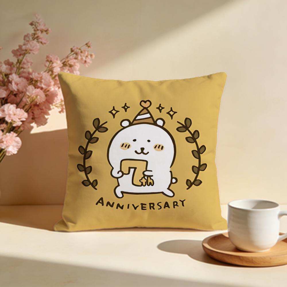 Popular NNagano Bearable Cushion Cover Stylish Washable Pillow Cover Ideal for Couch Bedroom Car Decoration