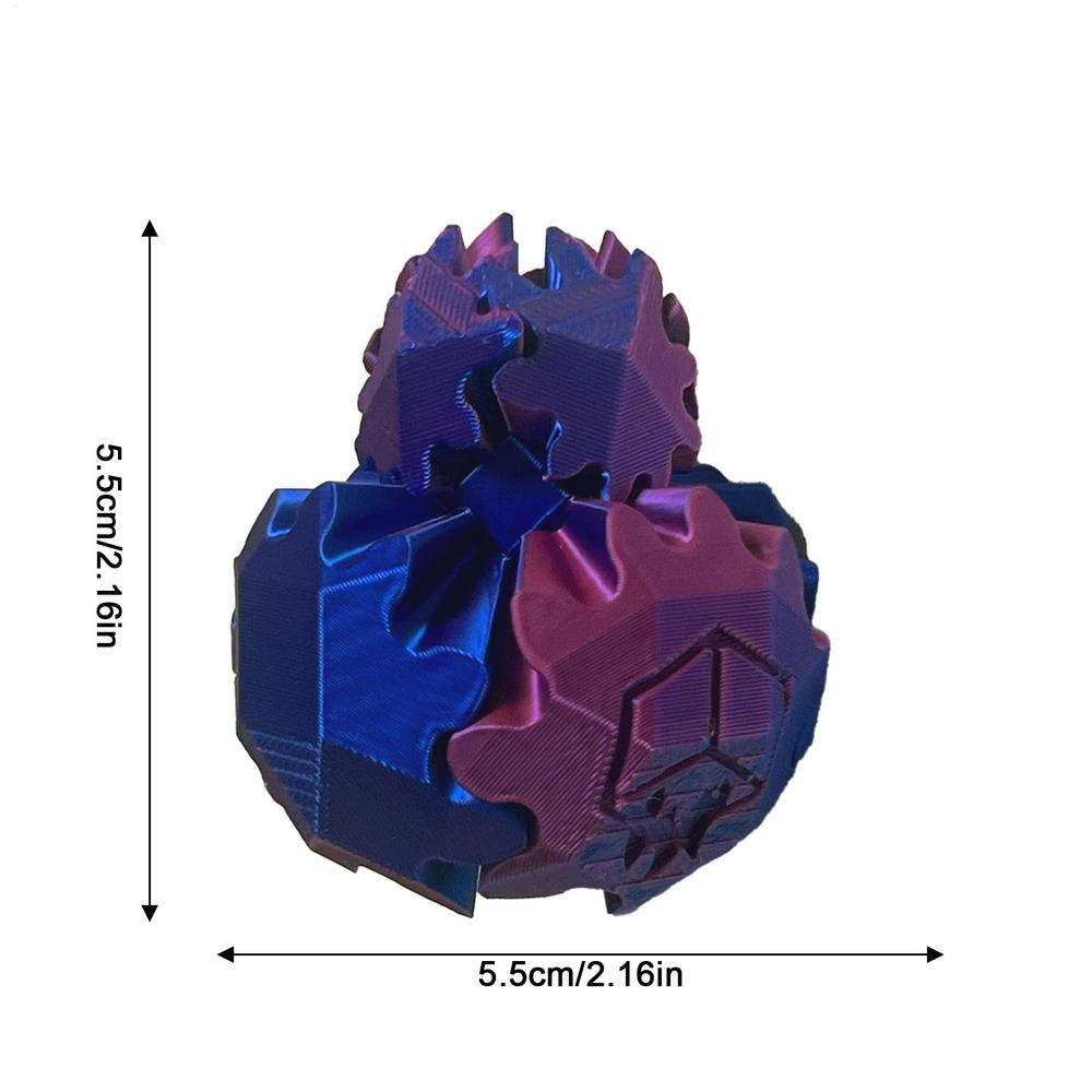 

Шестерёнчатый шар 3D-печатные фиджет-игрушки Спин-шар или куб Снятие стресса Настольная игрушка Тревога Релакс Активность Для взрослых Детей Новогодний подарок