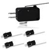 5 Pieces KW7-9 Snap Action Button Limit Switch AC125V/250V 15A NO/NC Easy to Use