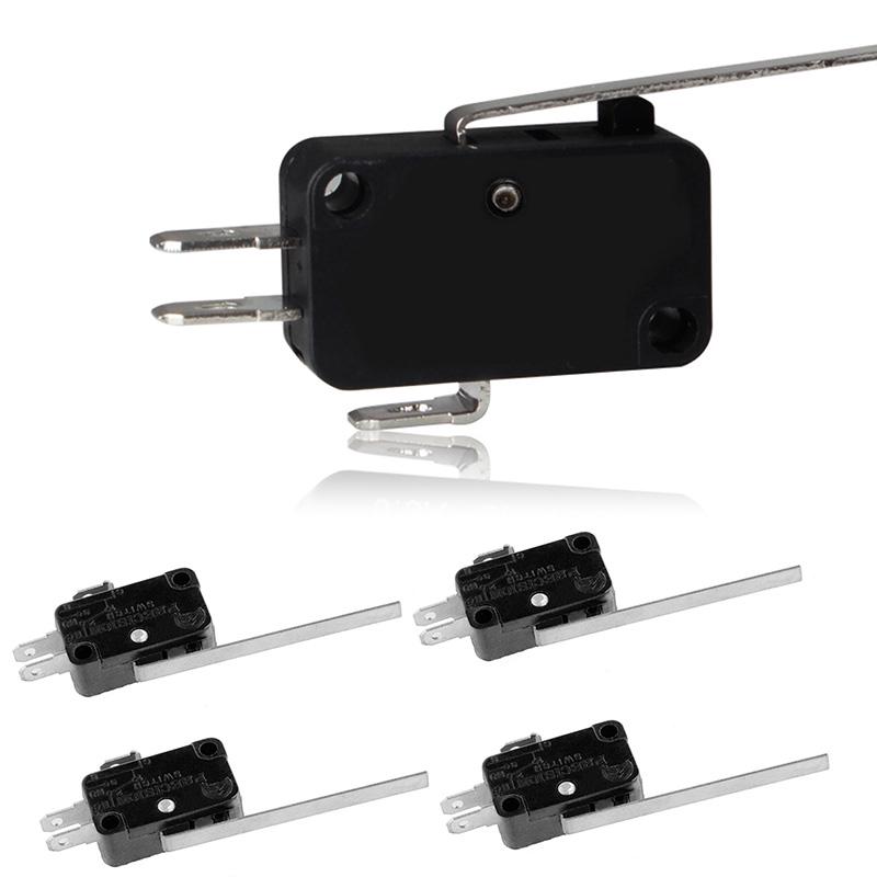 5 Pieces KW7-9 Snap Action Button Limit Switch AC125V/250V 15A NO/NC Easy to Use