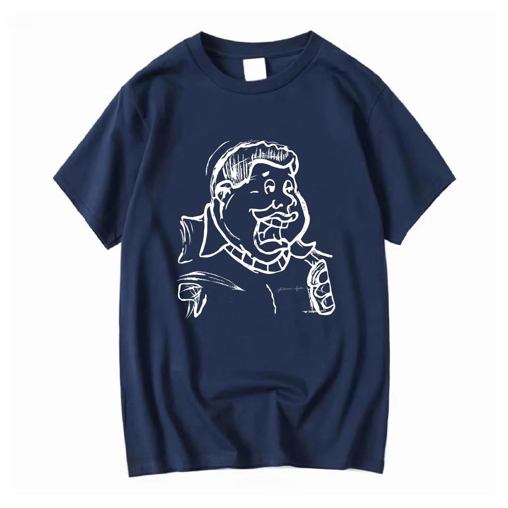 2025 New Essential Cotton Unisex T-Shirt Fashion Printing Soft Breathable Crew Neck Fashion Men's and Women's T-Shirts One Piece