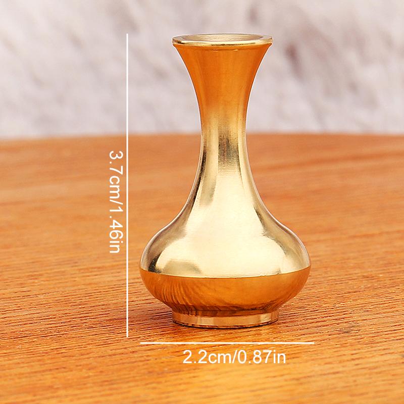 1 vnt. Mažos dekoracijos Nešiojamas namų dekoras Arbatos ceremonija Žalvarinė vaza Budistinės reikmenys Mini moliūgas Smilkalų laikiklis Aromaterapijos krosnelė