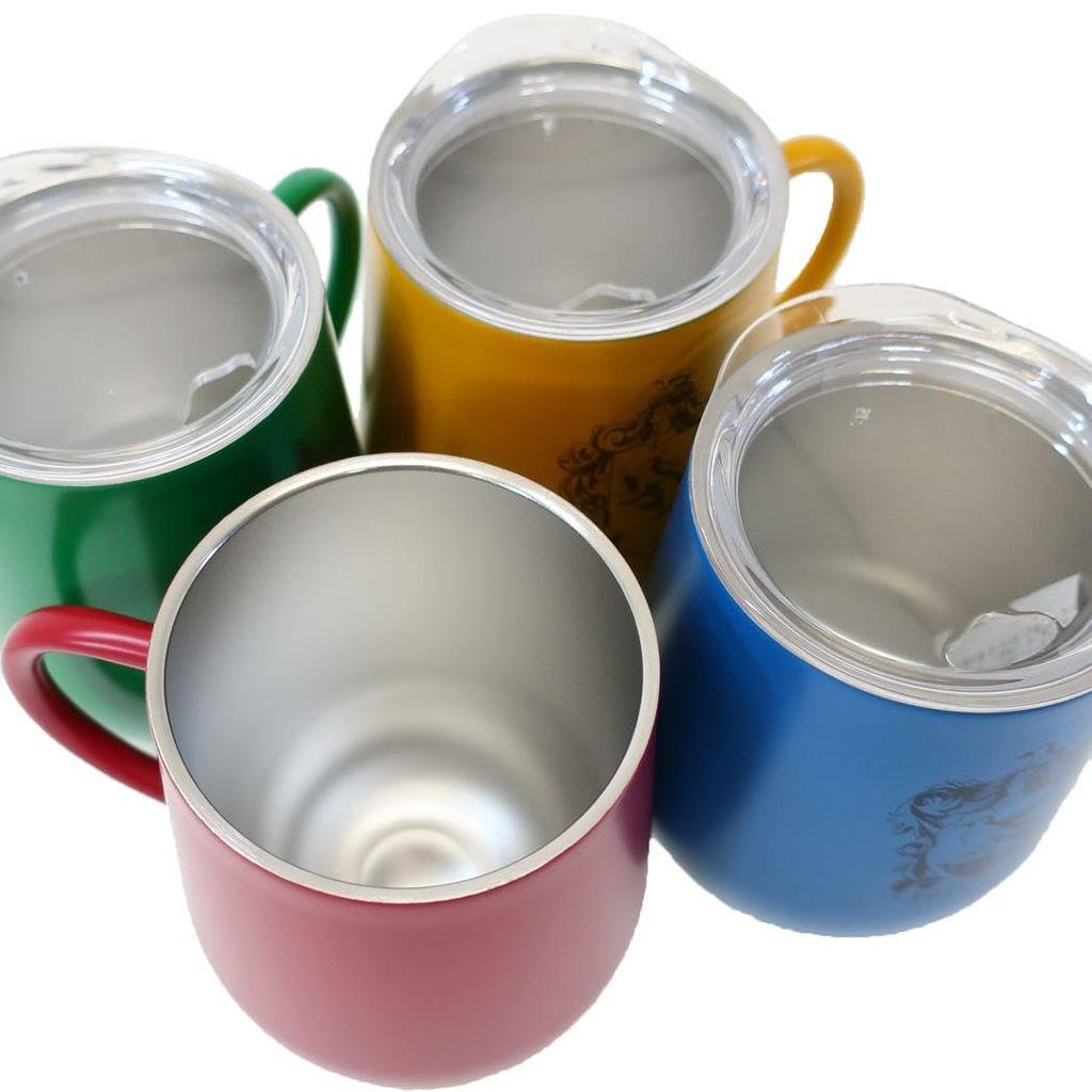 Marimo Craft Harry Potter Edelstahlbecher mit Deckel Slytherin x H11cm 7,8 MWW-073