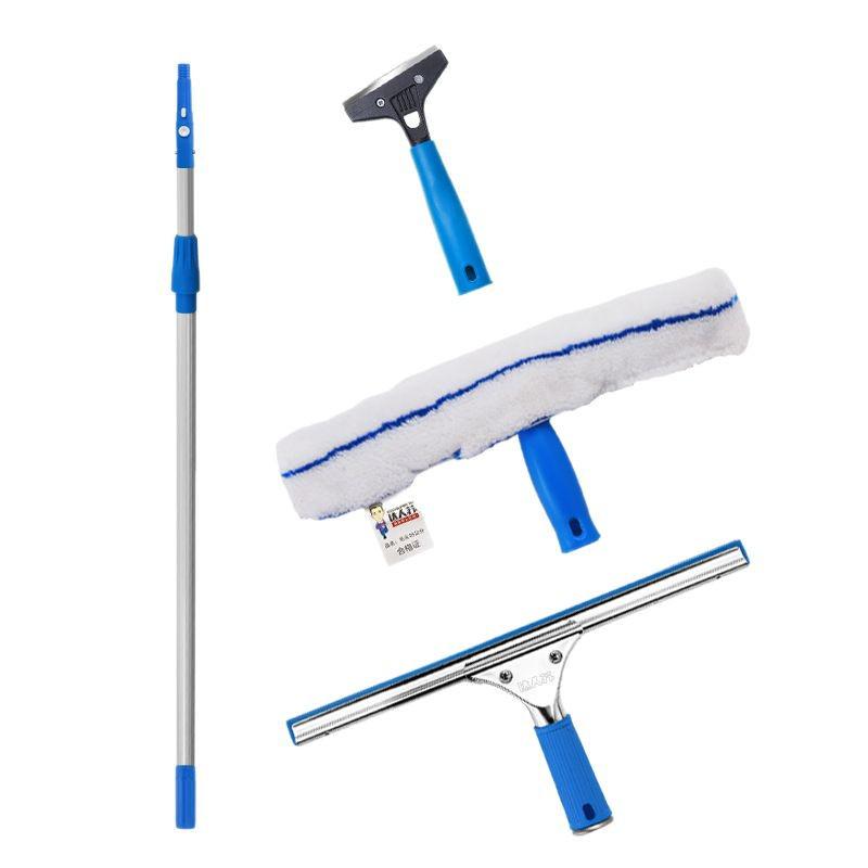 Household Window Cleaning Squeegee: Glass Wipe and Scraper Tool