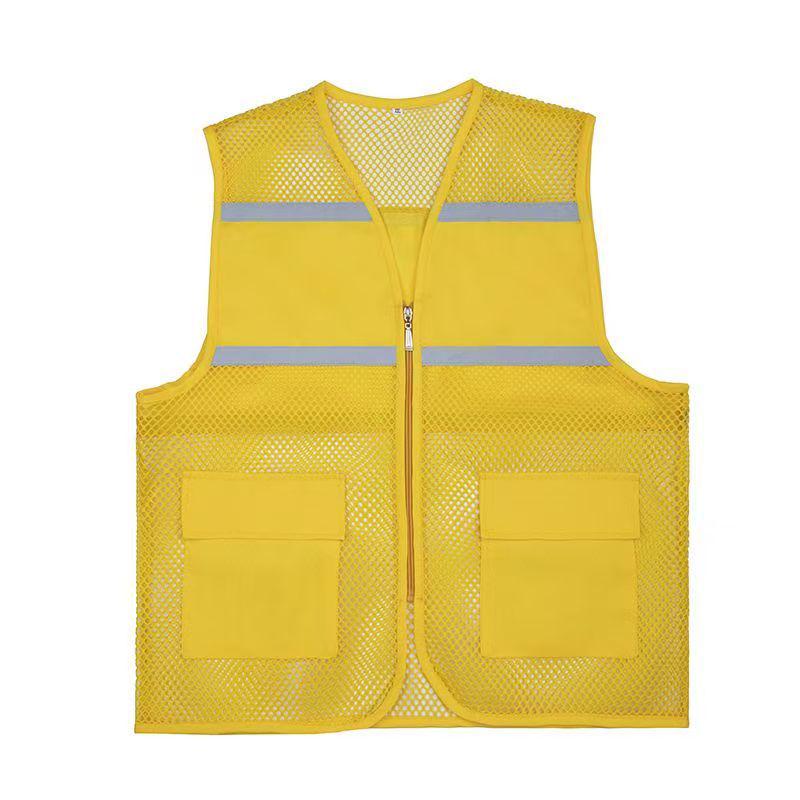 Multi-Pocket Reflective Vest for Drivers, Sanitation, Traffic, Cycling & Construction