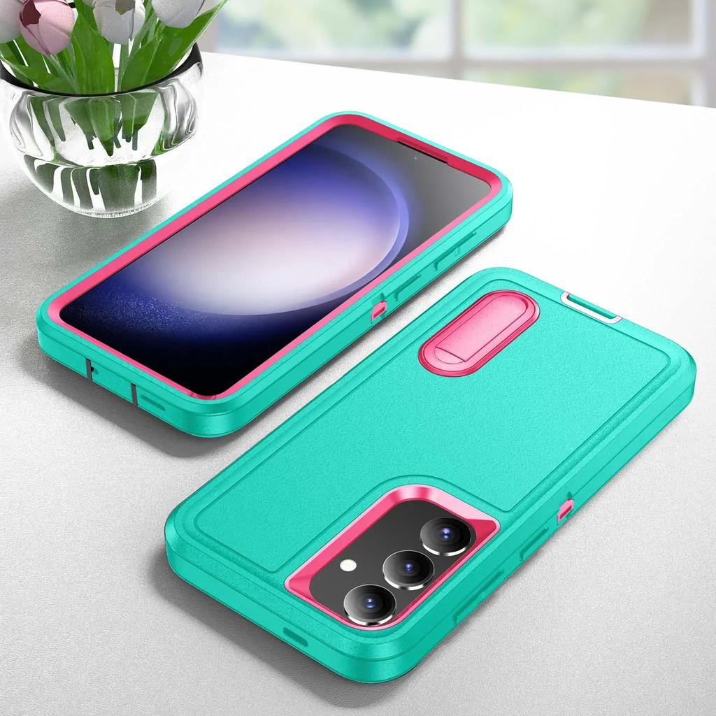 Kickstand Durable Armor Cases for Samsung Galaxy S25 Plus Edge S24 Ultra S23 FE S22 Case