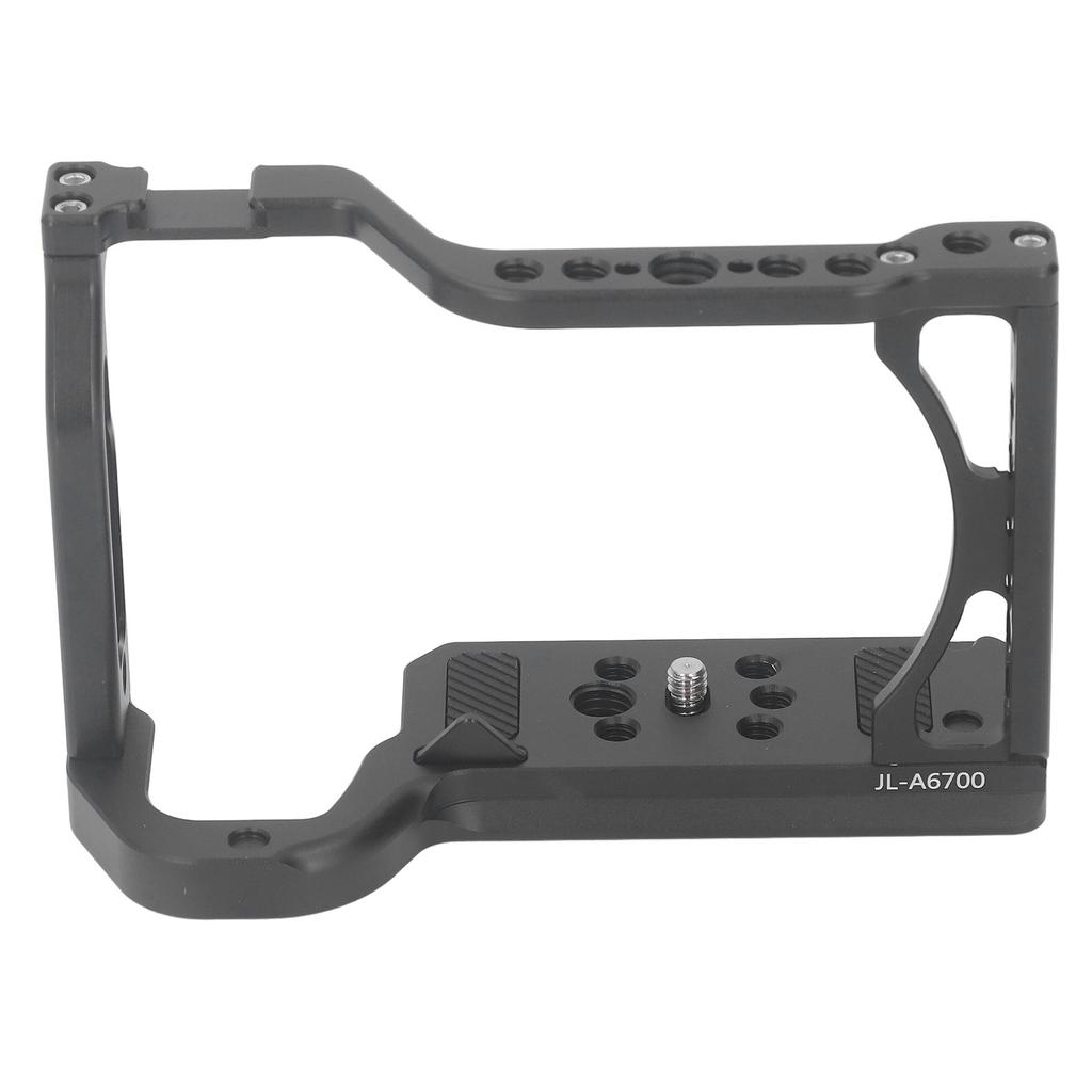 Kamerakäfig für A6700 Vertikaler Aufnahmegriff mit Cold-Shoe-Halterung 1/4 Zoll 3/8 Zoll Gewinde für Arri Fixierbohrung für Arca