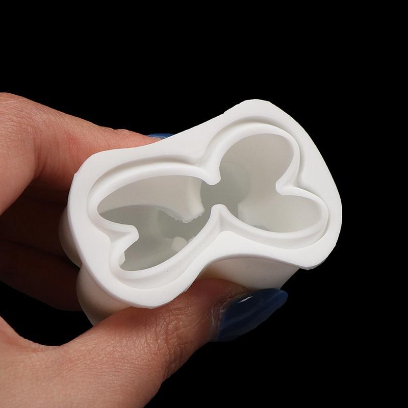 1 pezzo di candela in gesso per aromaterapia, stampo in silicone 3d, candele fai da te, stampi per sapone a cubo di soia