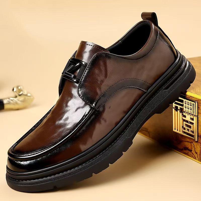 New Arrival Men's Oxford Shoes Office Business Male Leather Shoes Comfortable Platform Dress Shoes Man Casual Footwear Sneakers