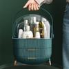 Custom Light Luxury Cosmetic Storage Box: Large Capacity Handheld Lipstick and Mask Organizer.