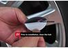 4 szt. 3D 56mm 60mm 65mm Do Citroen C2 C4 C5 Emblemat samochodowy Nakładki na środek felgi Naklejki Pokrowce Naklejki Akcesoria do stylizacji FL7