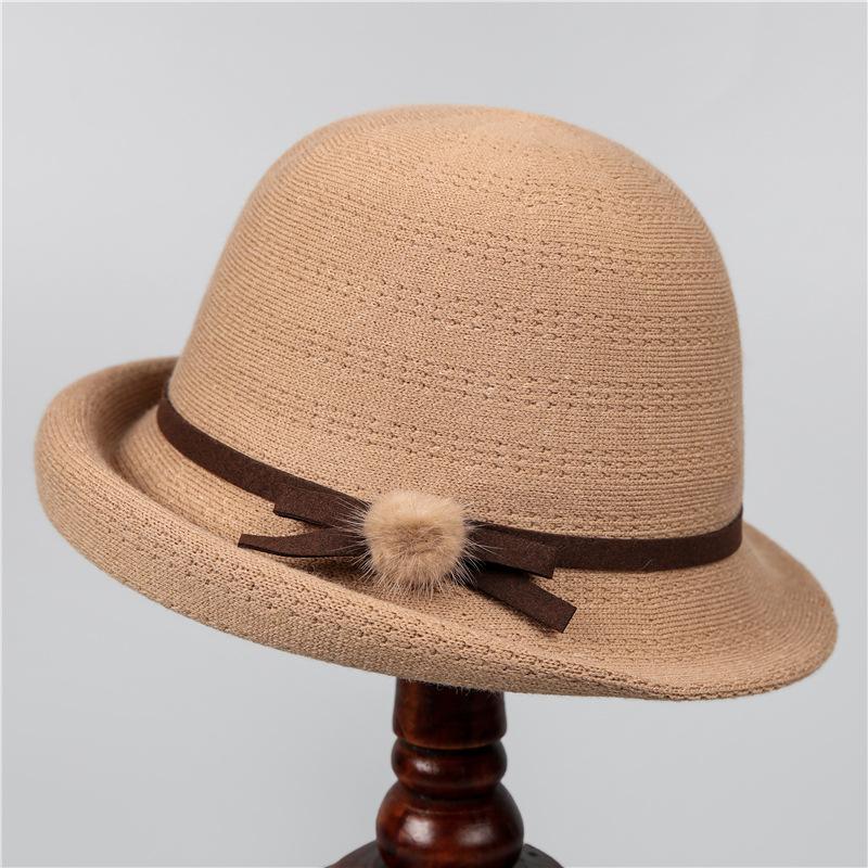 Hat female autumn winter bucket hat basin hat casual basin hat