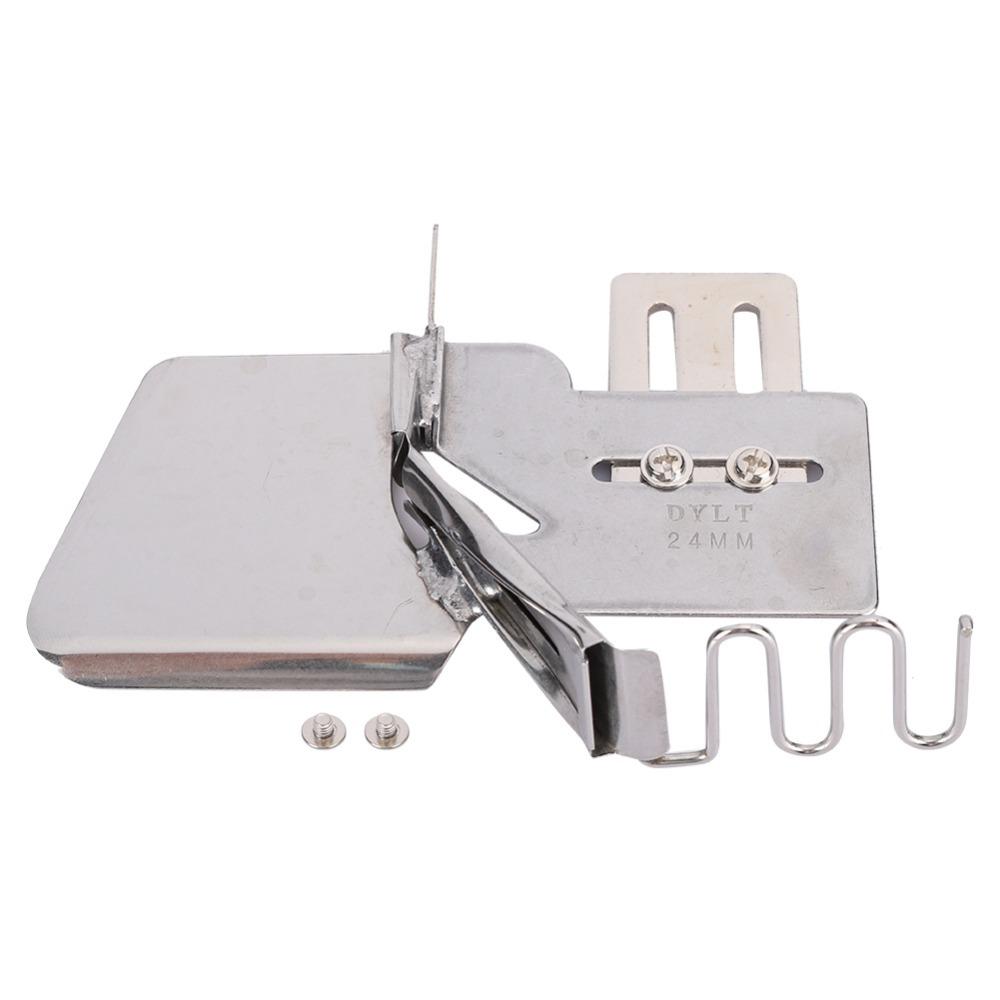3pcs Lockstitch Machine Accessories 30mm Angle Binder 32mm 24mm Bias Folder Iron Industrial 4 Fold Bias Folder Industrial Sewing