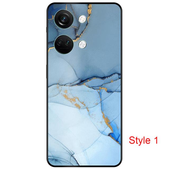 

Чехол для OnePlus Nord 3, черный мультяшный мягкий силиконовый бампер для OnePlus Nord 3 5G, чехол 6,74 дюйма, ультратонкий, полная защита Nord 3-Style 1