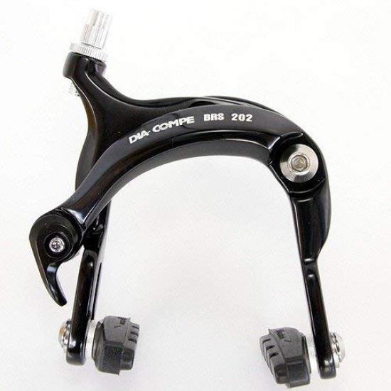 

BRS202 Front and Rear Brake Arch Set of for Road and with Nuts DIA-COMPE (Set 2) Racing, Black,