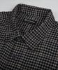 LXT Cotton Houndstooth Check Crop Shirt [Black]