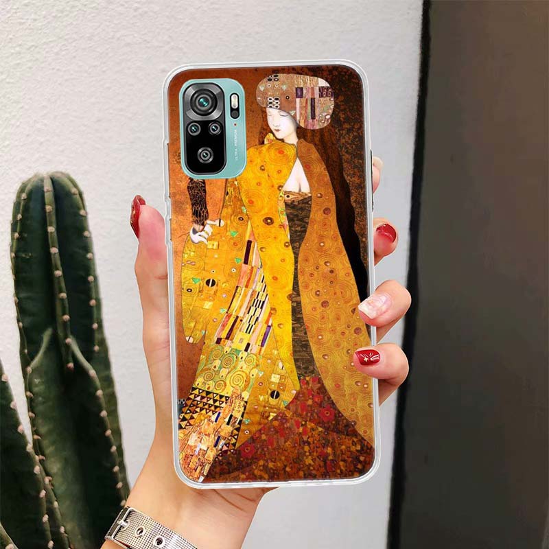 Kiss by Gustav Klimt Desig For Xiaomi Redmi Note 14 13 12 11 Pro Plus Phone Case 14S 12S 11S 11E 11T 10S 10 9S Fundas Cover Coqu