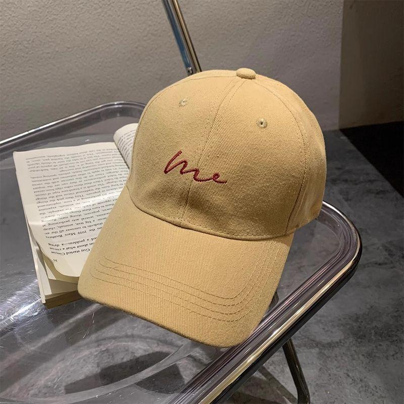 

Baseball Cap for Women 2025 New Arrival K-style Trendy Deep Top Big Head Circumference Show Face Small Wide Brim Sun-Proof Peaked Cap Men Khaki Ordinary head circumference (about 55-59cm)