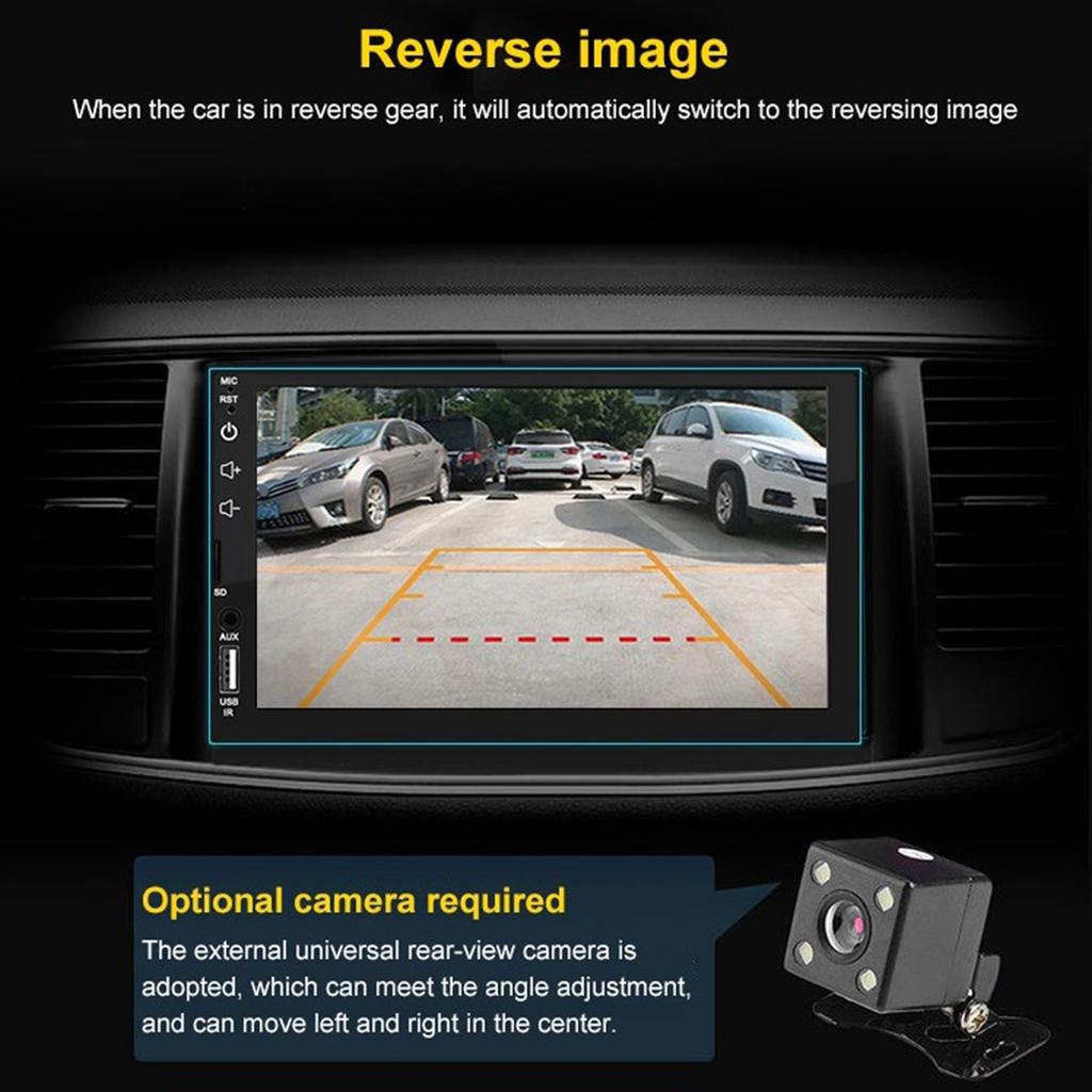 Universal Bluetoothcompatible Radio Car 7 Inch MP5 Multimedia Player Auto Digital AudioMusic Stereo Receiver Electronics