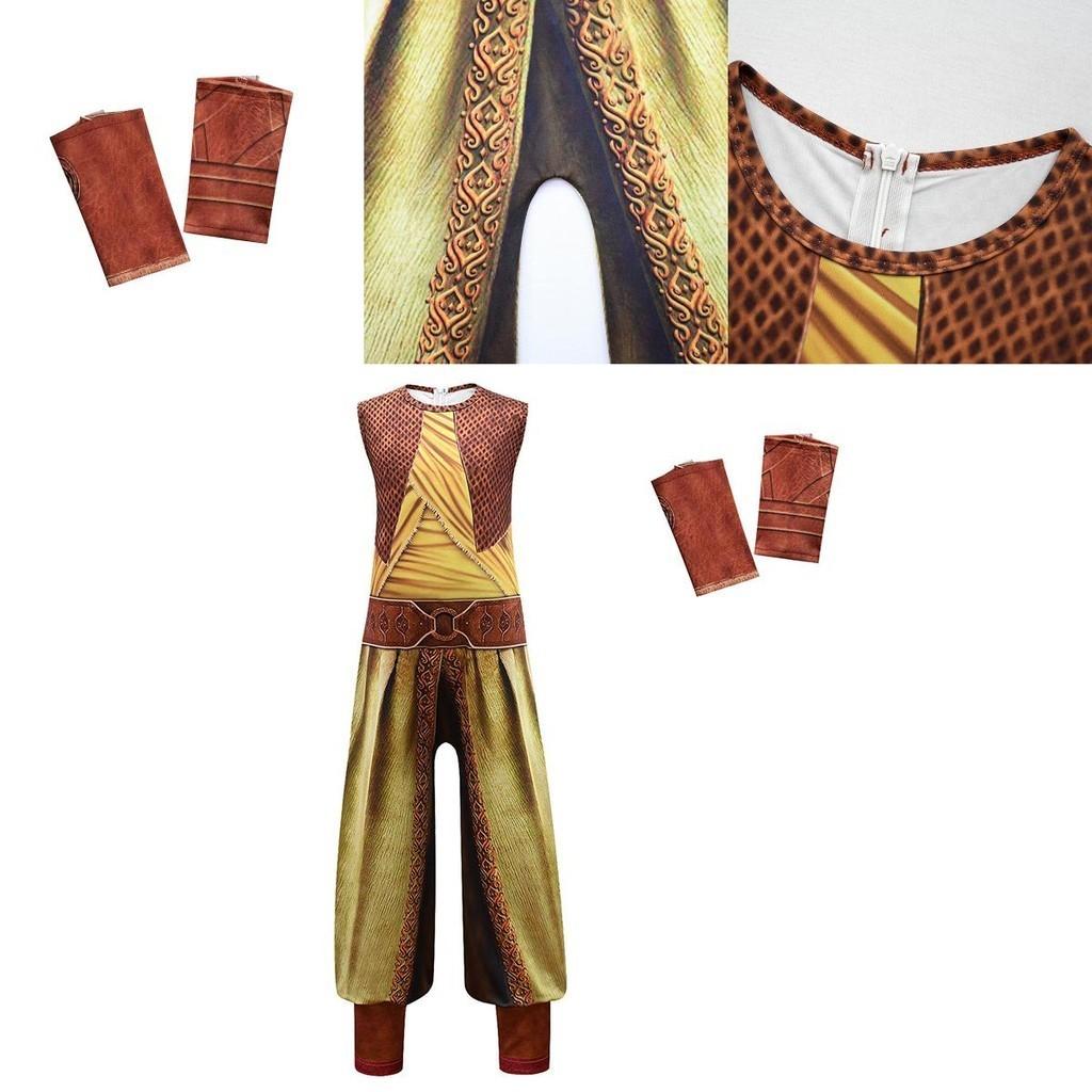 Uroczy Film Raya i Ostatni Smok Kostium Cosplay dla Dzieci Zestaw Fancy