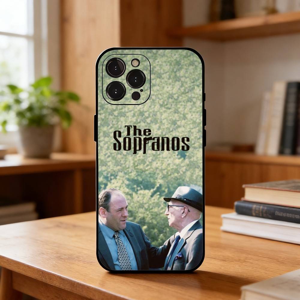 The Tony Soprano-JG Phone Case For iPhone17,16,15,14,13,12,Plus,Pro Max, 5G Others Soft Black Cover iPhoneXSMAX